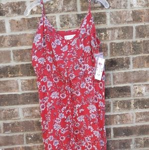 Sleeveless Nanette Lepore Red Ruby Multi Print Dress Size 14